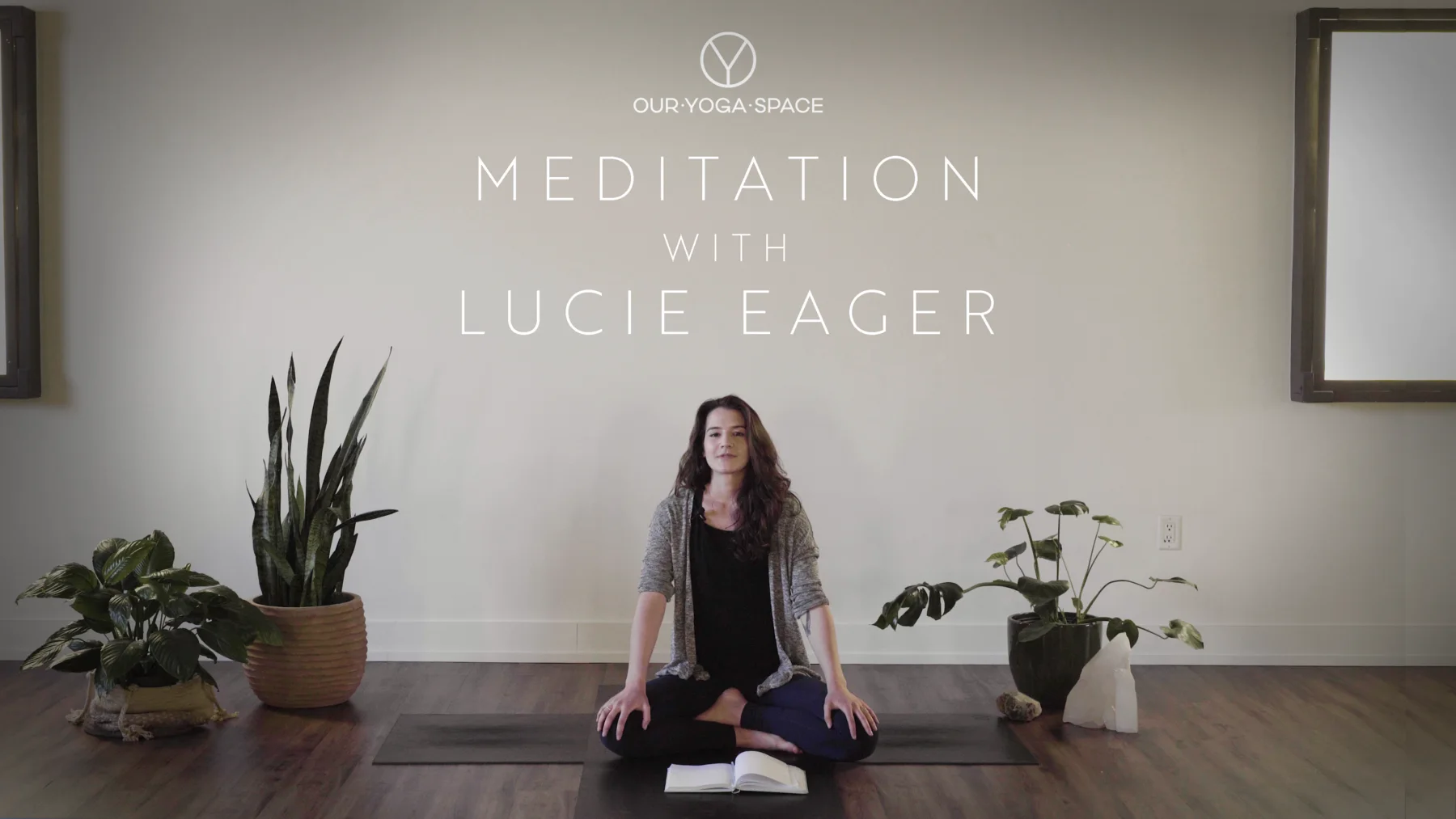 Our Yoga Space meditation thumbnail with Lucie Eager.