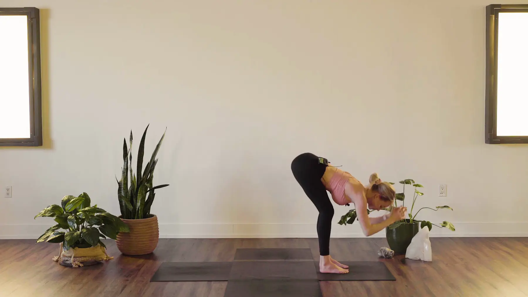 Taylor Morrice teaching a Morning Flow class for the Our Yoga Space member library.